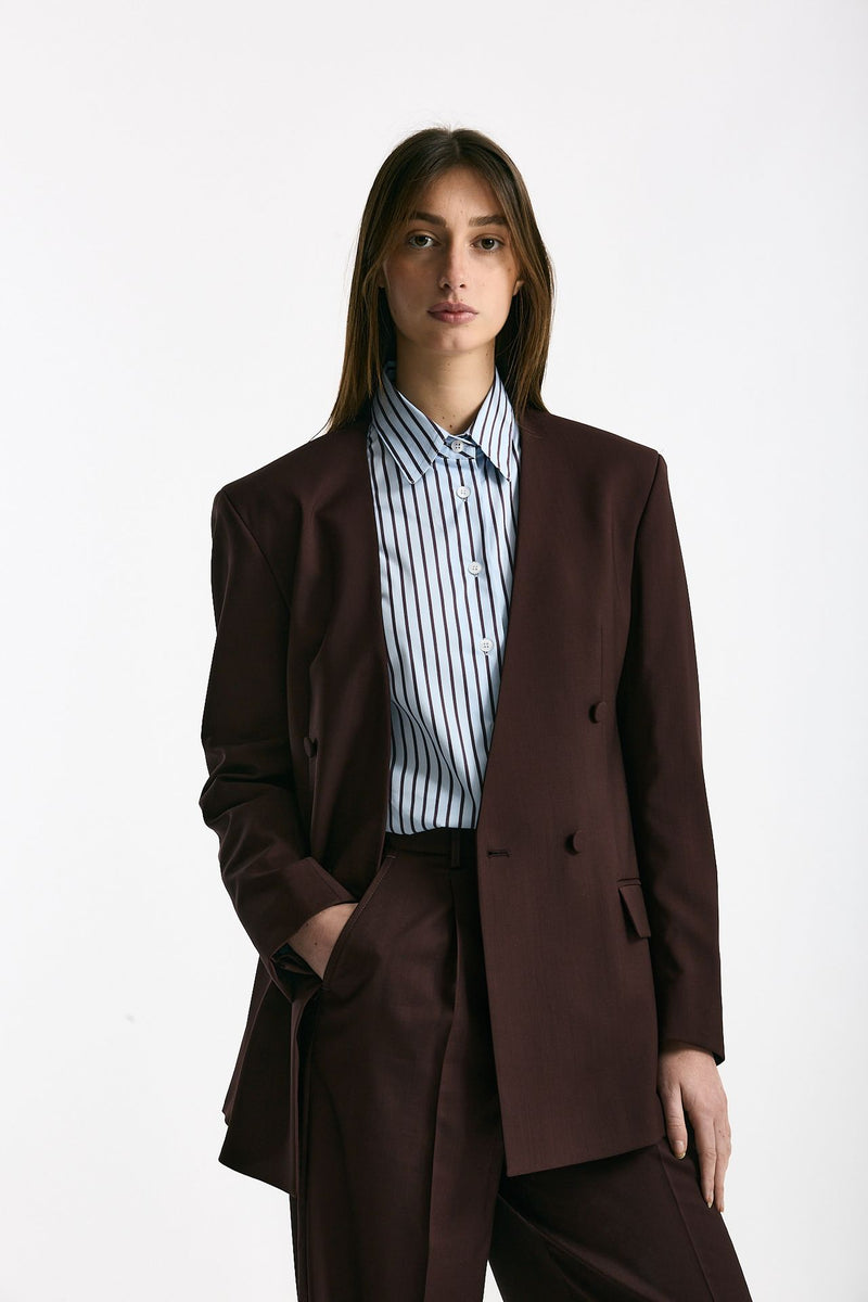 Blazer over burgundy donna Marsēm - 4