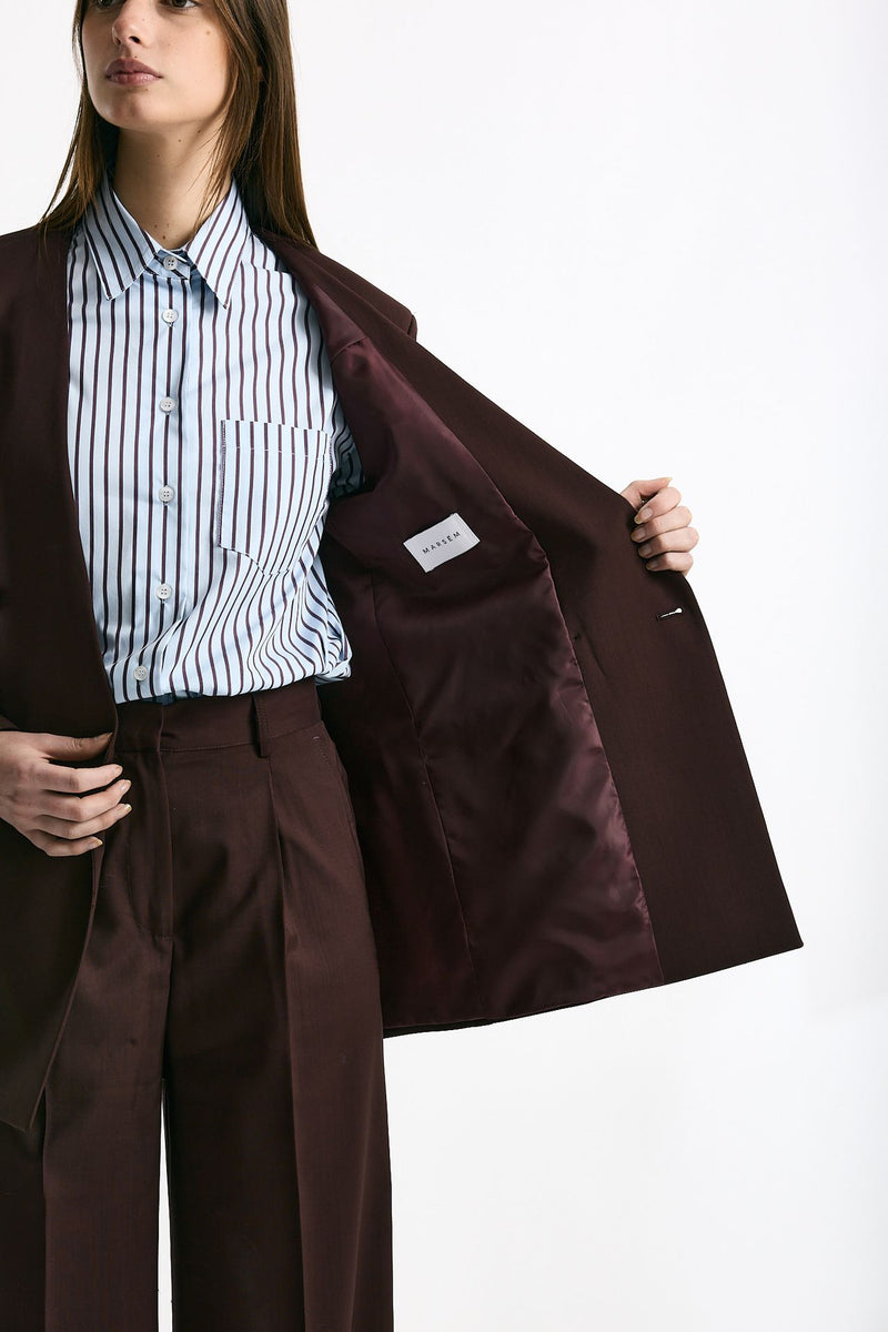Blazer over burgundy donna Marsēm - 5