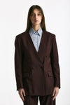 Blazer over burgundy donna Marsēm - 6