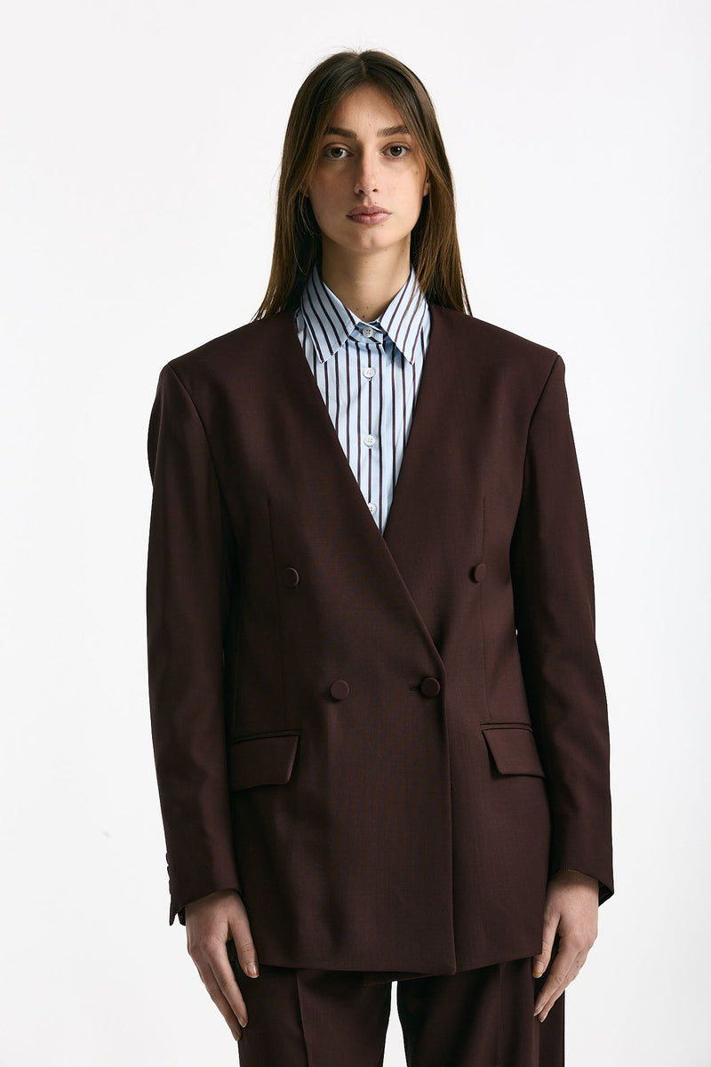 Blazer over burgundy donna Marsēm - 6