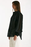 Camicia in voile MARSEM  Colore nero donna Marsēm - 3