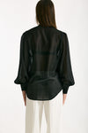 Camicia in voile MARSEM  Colore nero donna Marsēm - 4