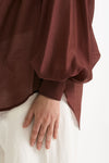 Camicia in voile MARSEM bordeaux donna Marsēm - 5