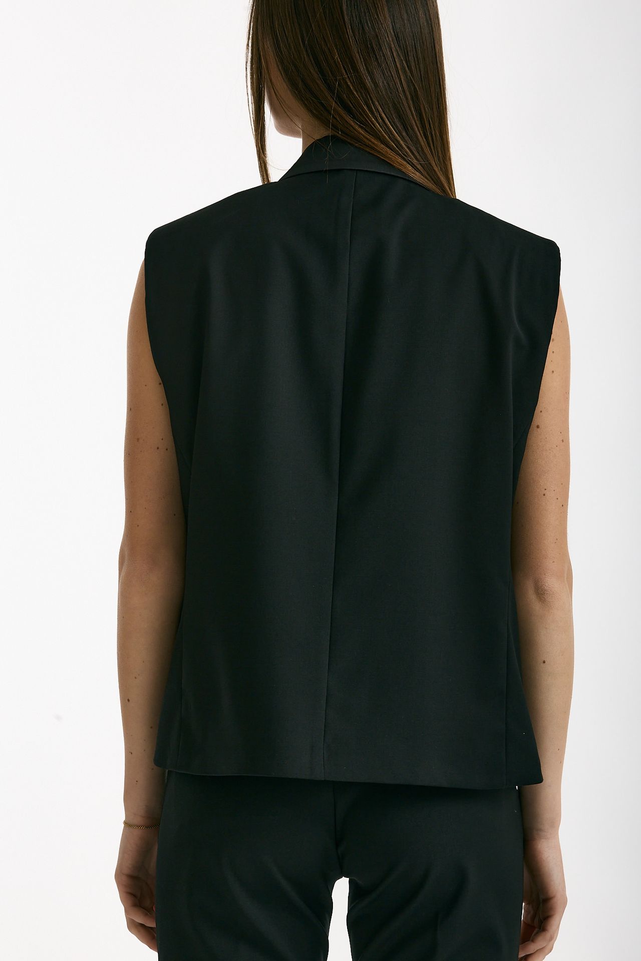 Blazer crop nero donna Marsēm - 4
