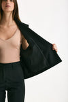 Blazer crop nero donna Marsēm - 7
