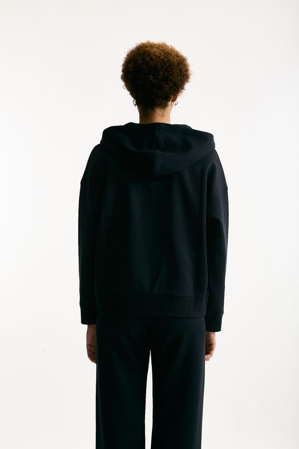 Felpa JOUR con cappuccio blu donna Max mara s