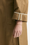 Trench over TRENCH in twill antigoccia cammello donna Max mara s - 7