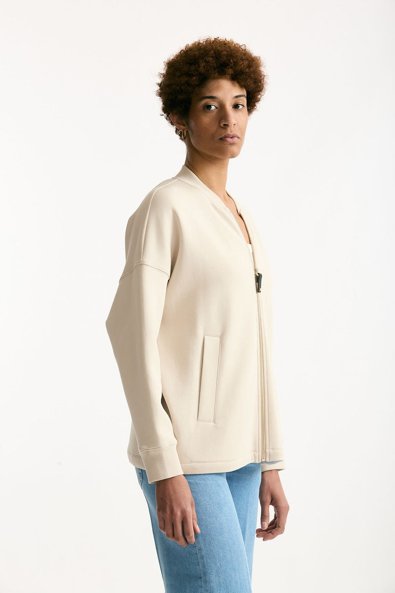 Giacca RADIOSO in felpa jersey panna donna Max mara s - 5