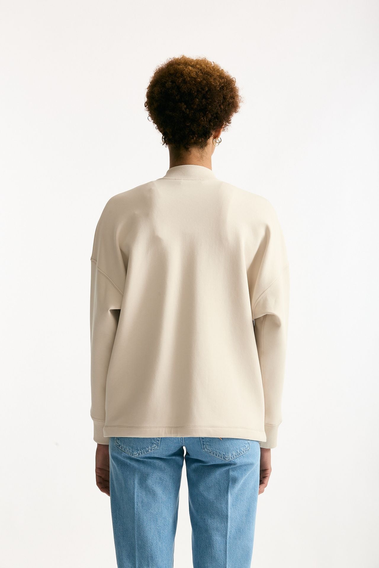 Giacca RADIOSO in felpa jersey panna donna Max mara s - 4