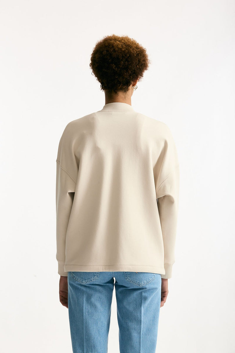 Giacca RADIOSO in felpa jersey panna donna Max mara s - 4