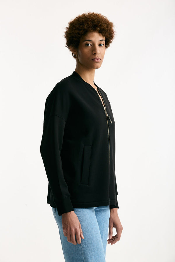 Giacca in felpa jersey RADIOSO nero donna Max mara s