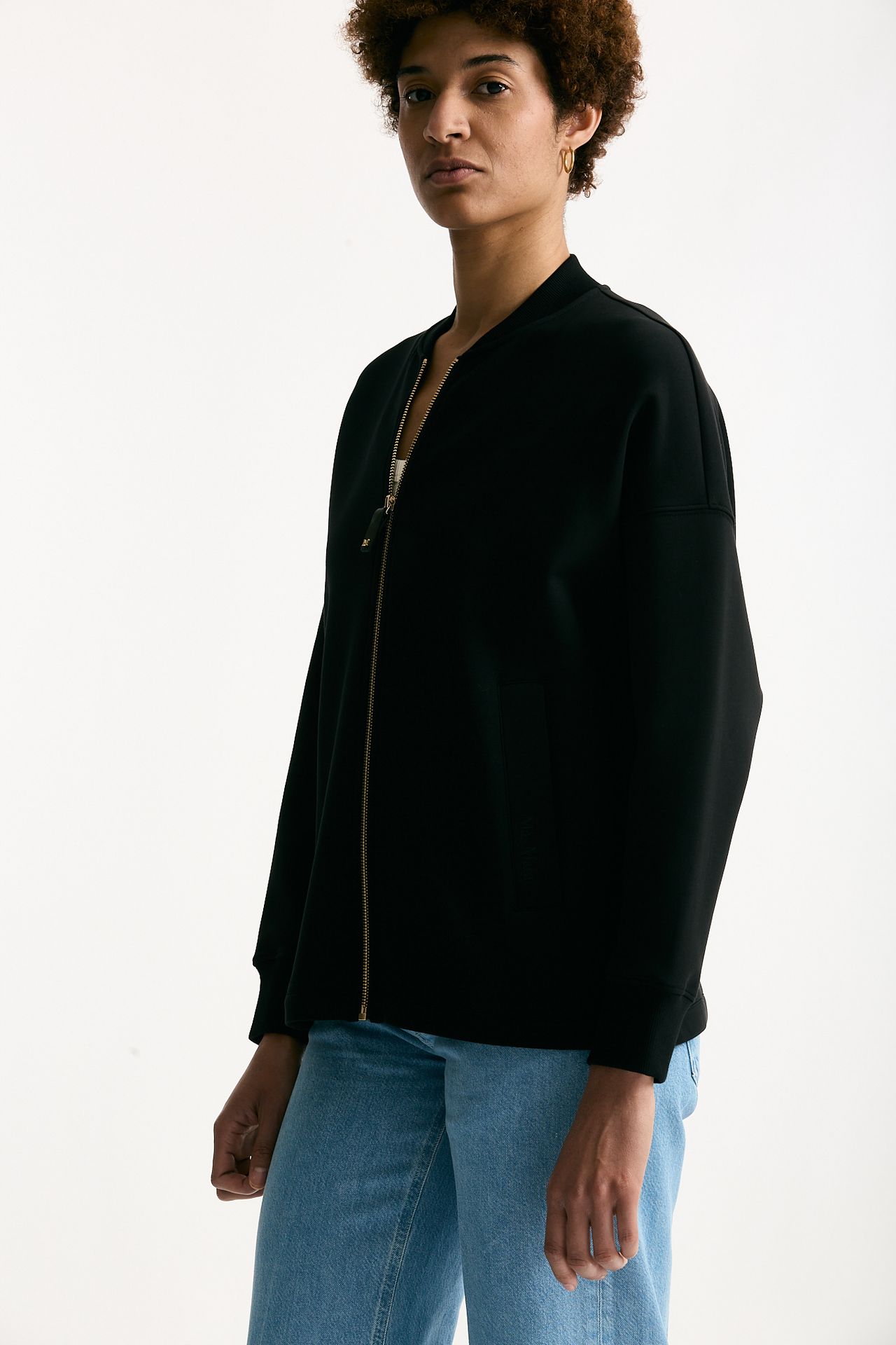 Giacca in felpa jersey RADIOSO nero donna Max mara s - 4