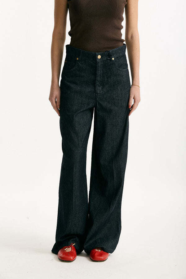 Jeans morbido LAVINIA denim blu scuro stretch donna Max mara s