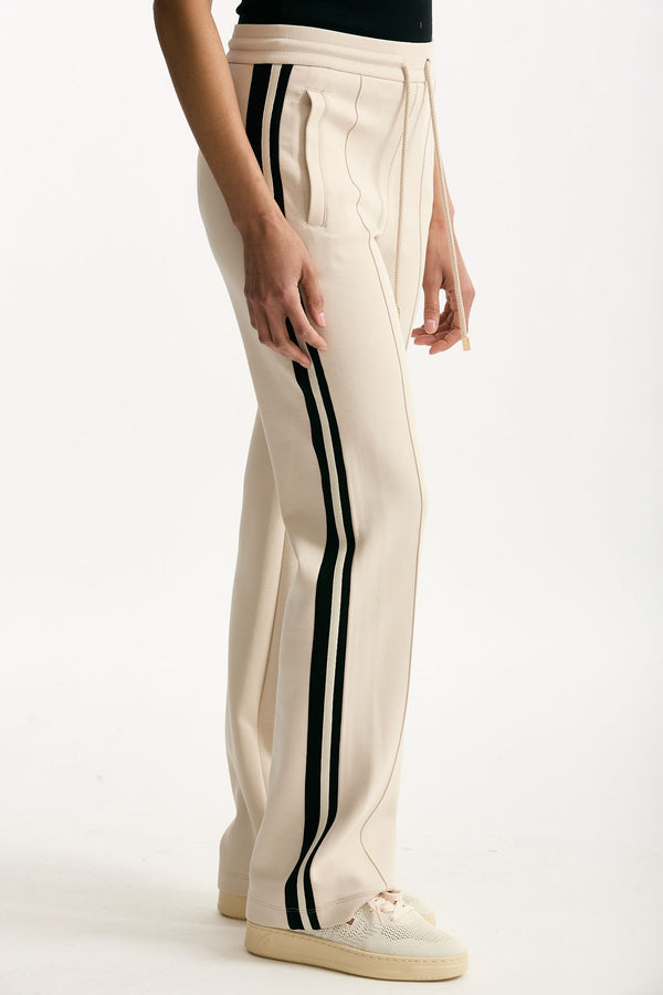 Pantalone VENTO in jersey di cotone panna donna Max mara s