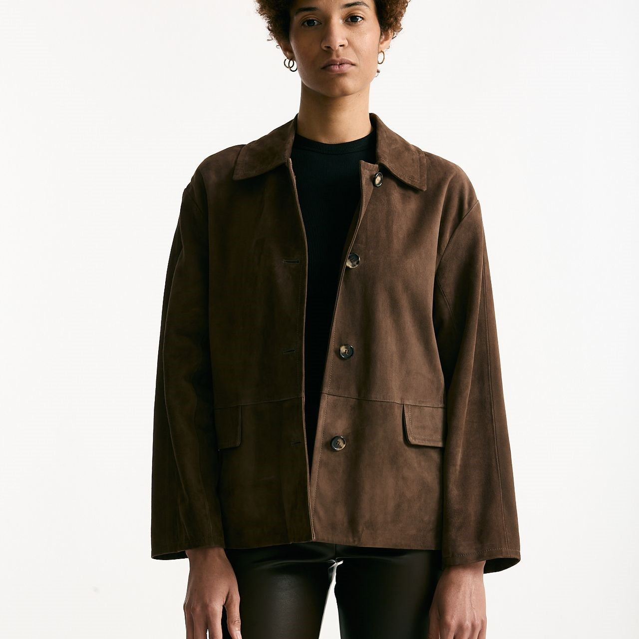 Giacca in suede SHARME marrone donna Max mara s - 8