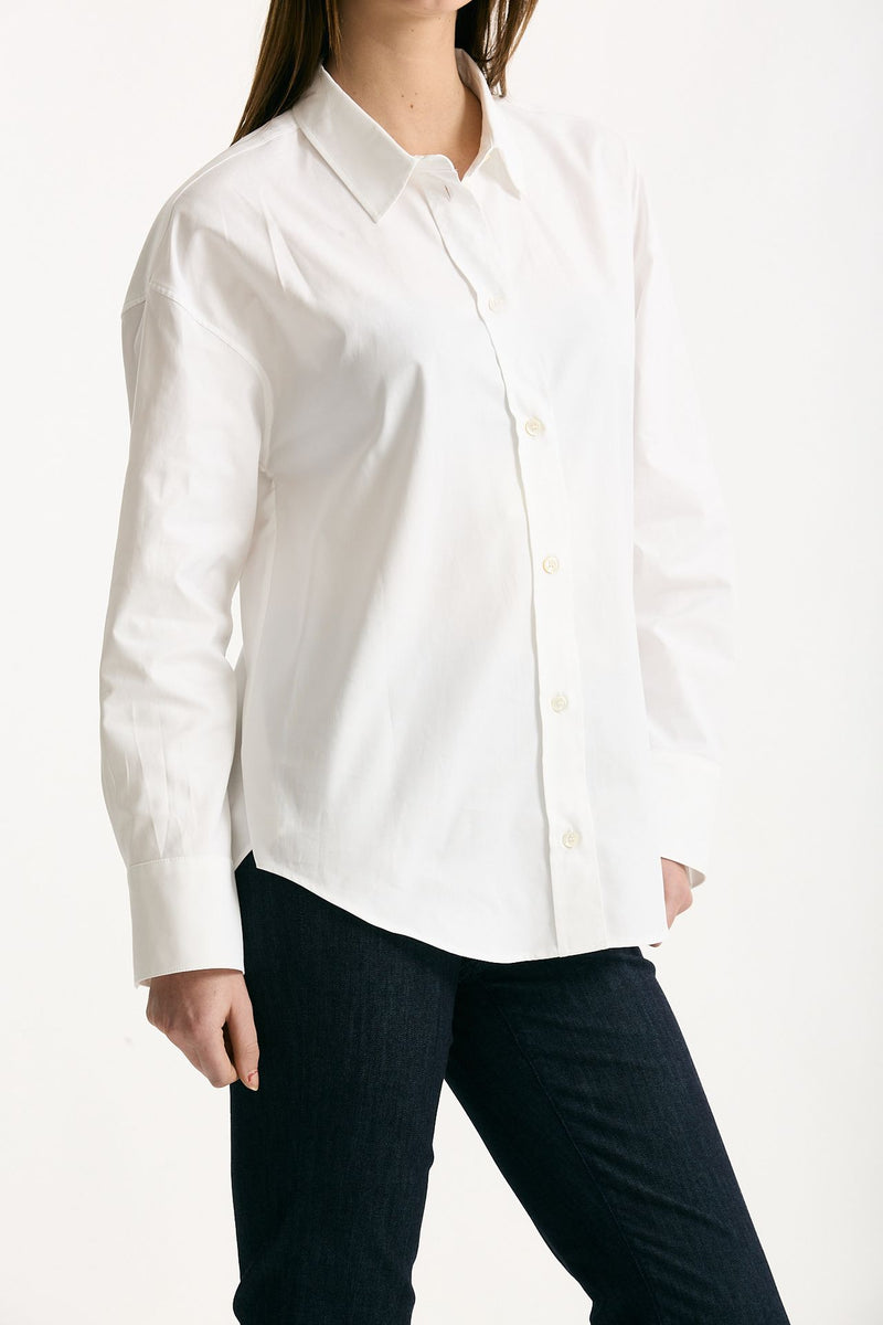 Camicia over ADELE in oxford in cotone bianco donna Max mara s - 1