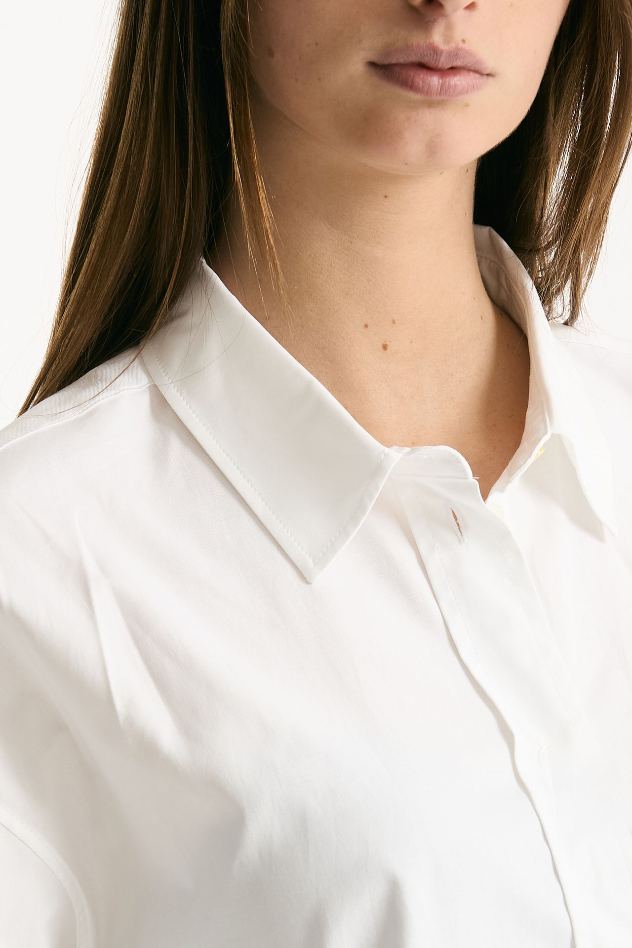 Camicia over ADELE in oxford in cotone bianco donna Max mara s - 5
