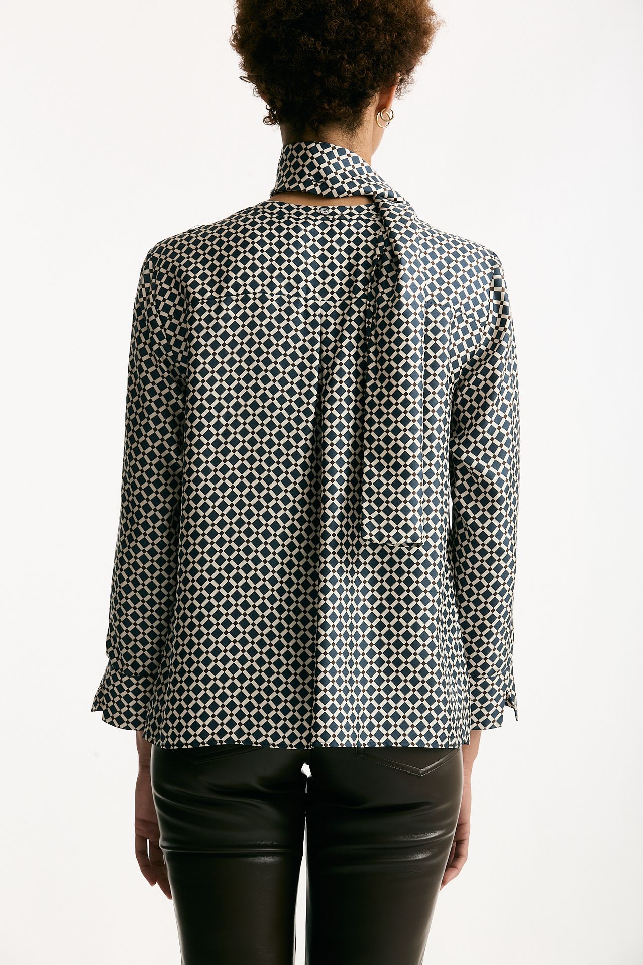 Camicia VITTORIA in seta stampata Fantasia donna Max mara s - 4