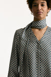 Camicia VITTORIA in seta stampata Fantasia donna Max mara s - 6