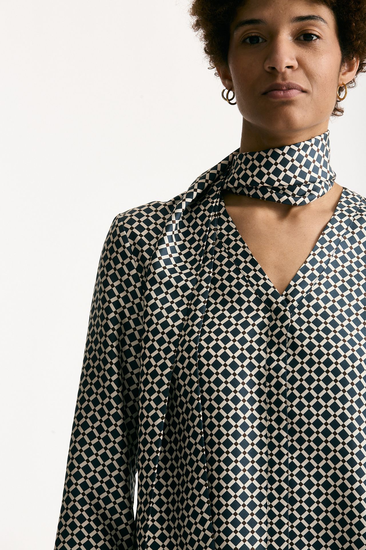 Camicia VITTORIA in seta stampata Fantasia donna Max mara s - 6