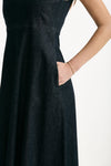 Abito in denim blu scollo V donna Max mara s - 5