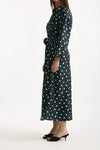 Abito in twill di seta LEVA pois donna Max mara s - 2