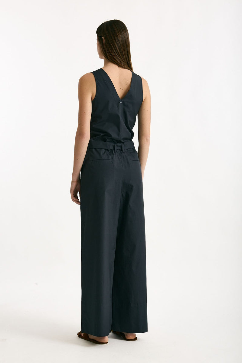 Tuta in cotone CENTRO blu donna Max mara s - 3