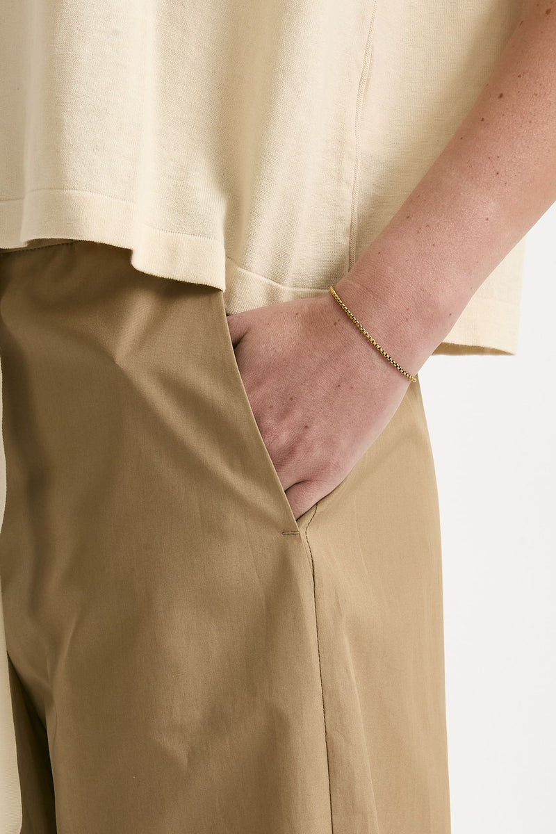 Pantalone coulisse ARGENTO beige donna Max mara s - 5