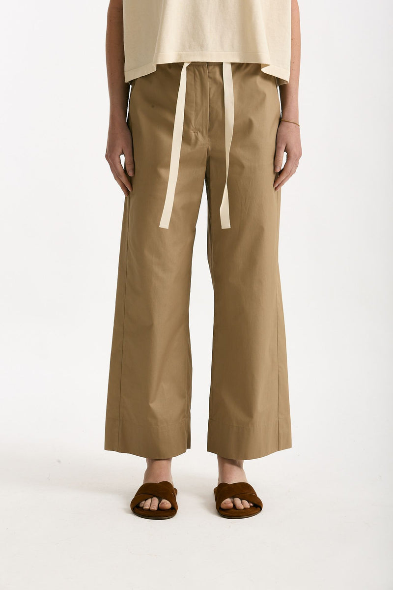 Pantalone coulisse ARGENTO beige donna Max mara s - 2