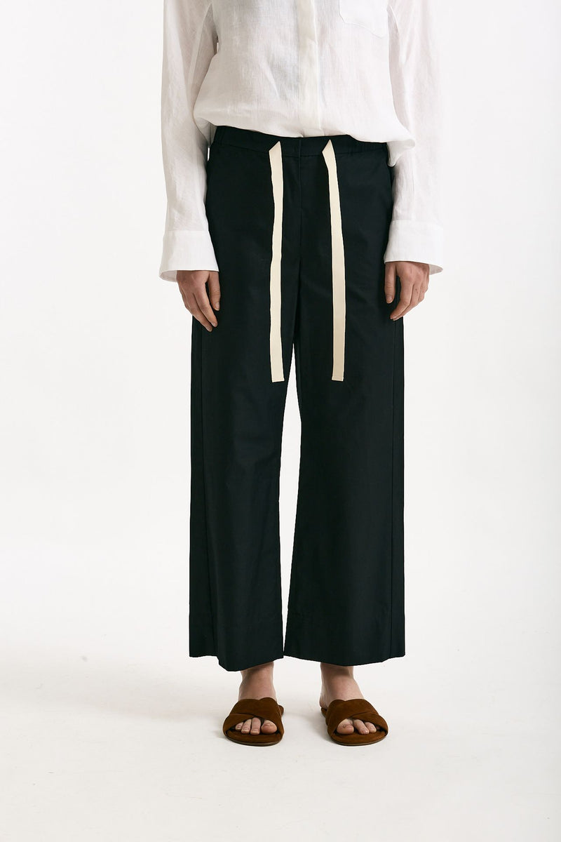 Pantalone coulisse ARGENTO nero donna Max mara s - 1
