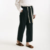 Pantalone coulisse ARGENTO nero donna Max mara s - 5