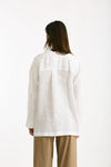 Camicia coreana CANTICO bianco donna Max mara s - 4