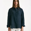 Camicia in lino GAIA blu donna Max mara s - 5