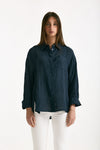 Camicia in lino GAIA blu donna Max mara s - 1