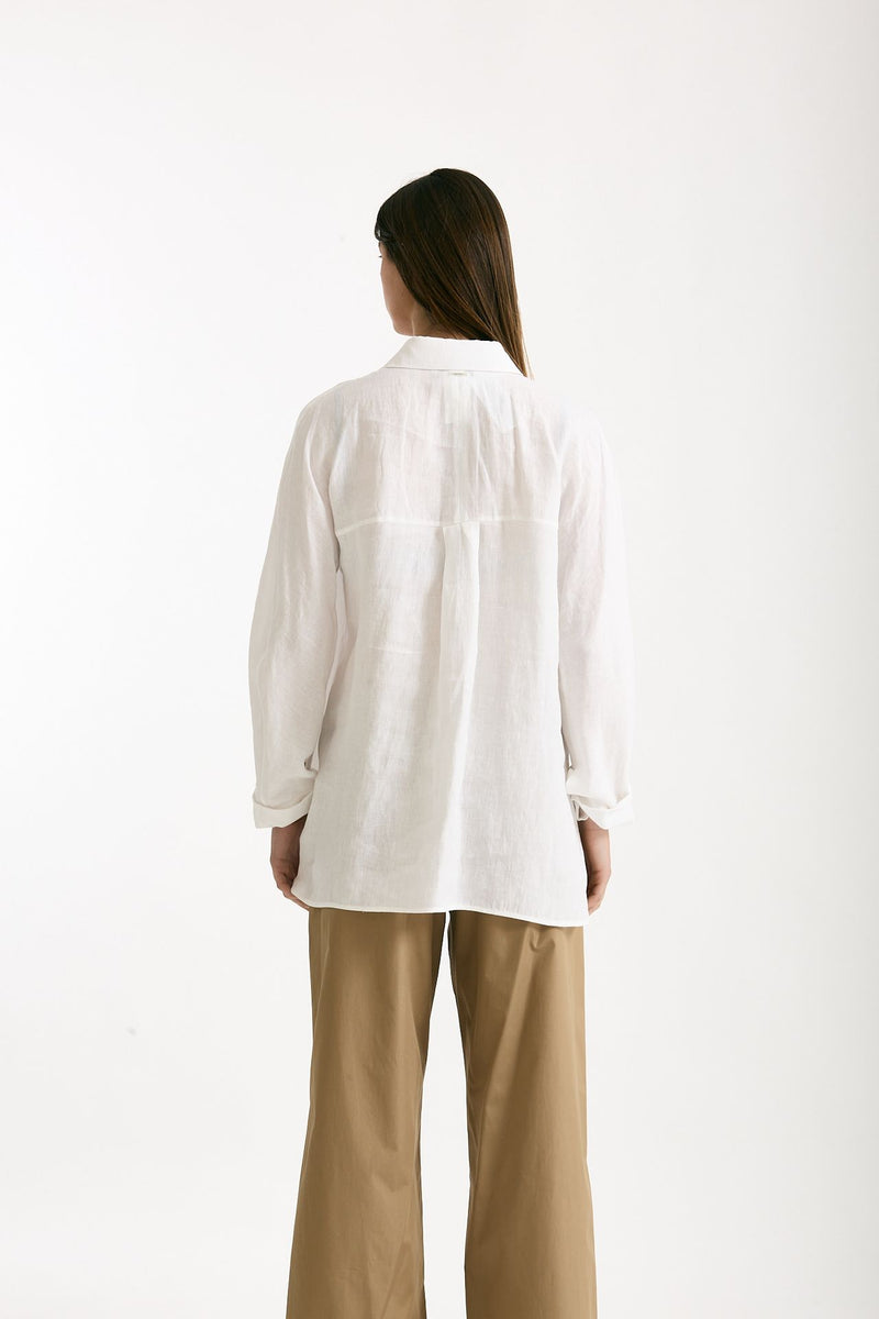 Camicia in lino GAIA bianco donna Max mara s - 2