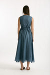 Abito in ramie QUILE azzurro donna Max mara s - 2