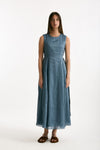 Abito in ramie QUILE azzurro donna Max mara s - 1