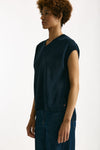 Maglia gilet GHIANDA blu donna Max mara s - 4