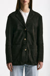 Blazer in suede testa moro donna Mono - 5