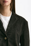 Blazer in suede testa moro donna Mono - 7