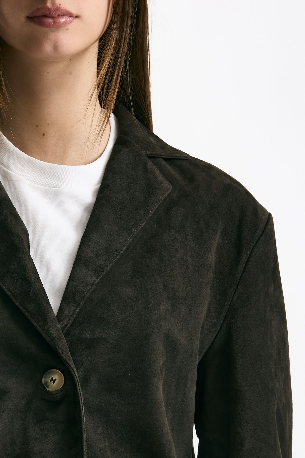 Blazer in suede testa moro donna Mono - 7