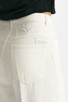 Pantalone NADIA palazzo cotone bianco donna Nine in the morning - 6
