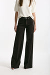 Pantalone NADIA palazzo cotone marrone donna Nine in the morning - 1