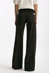 Pantalone NADIA palazzo cotone marrone donna Nine in the morning - 3