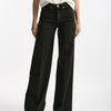 Pantalone NADIA palazzo cotone marrone donna Nine in the morning - 7