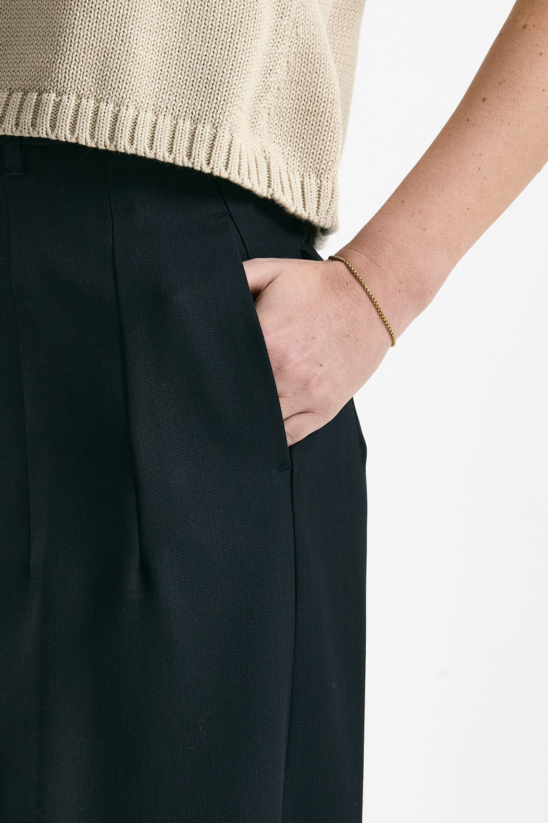Pantalone palazzo ZINA blu notte donna Nine in the morning - 5