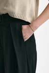 Pantalone palazzo SABDRA nero donna Nine in the morning - 5