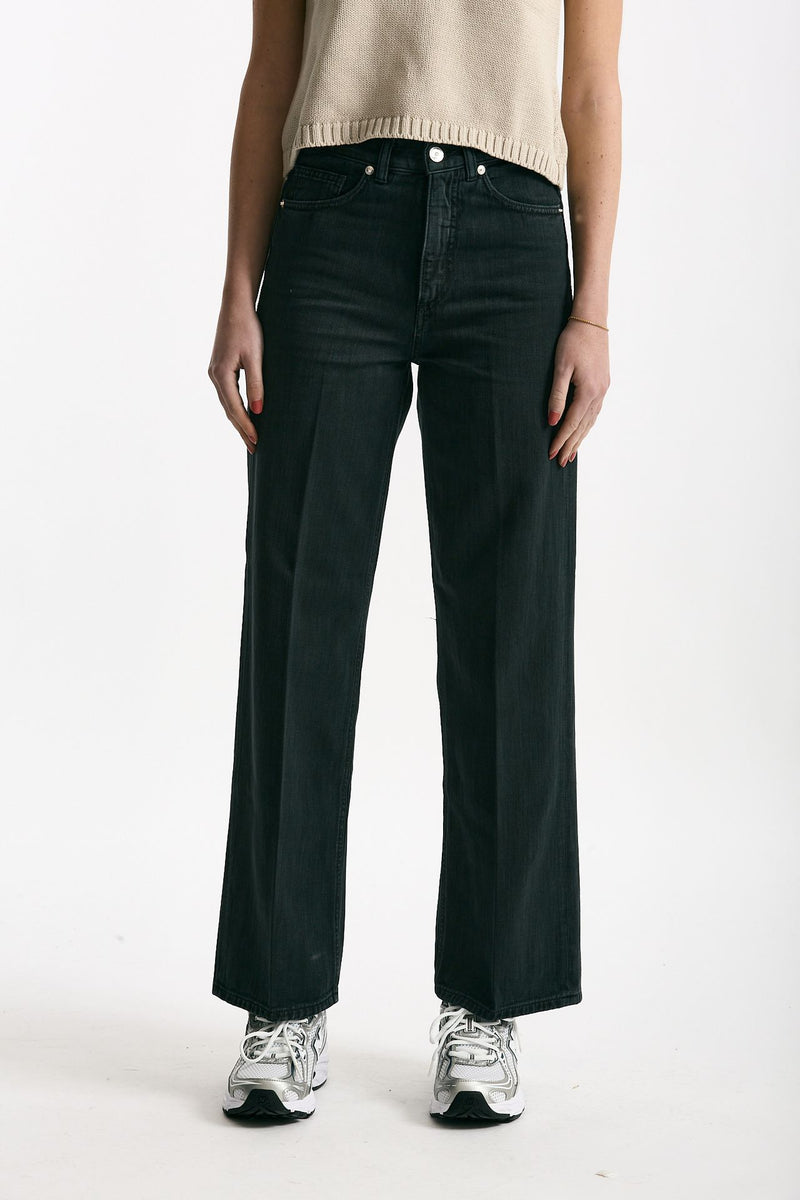 Jeans regular ELSA Lavaggio nero lavato donna Nine in the morning - 2