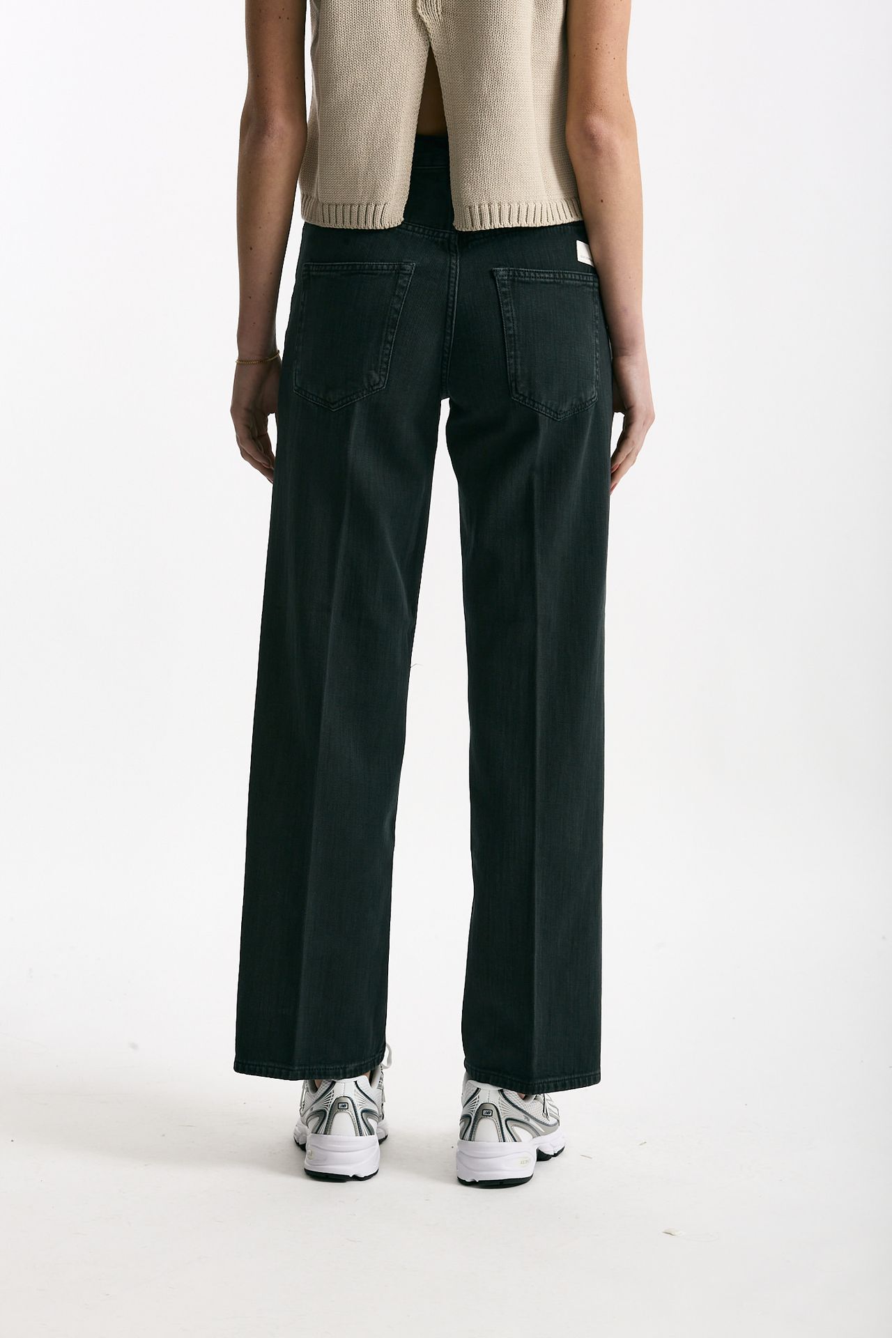 Jeans regular ELSA Lavaggio nero lavato donna Nine in the morning - 3