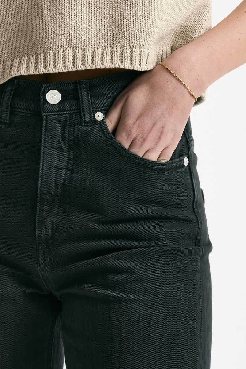 Jeans regular ELSA Lavaggio nero lavato donna Nine in the morning - 4